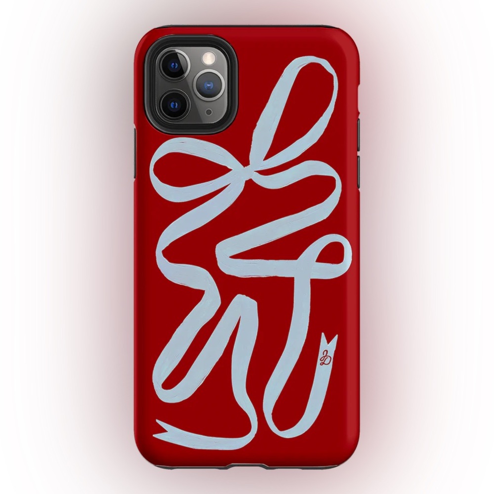 The Dairy Cottage Ribbon Phone Case